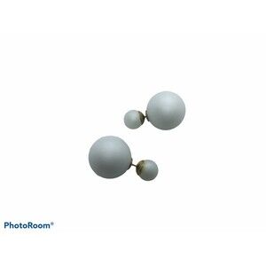 Double Sided Pearl Earrings